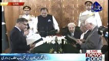 Interim cabinet members take oath in President house