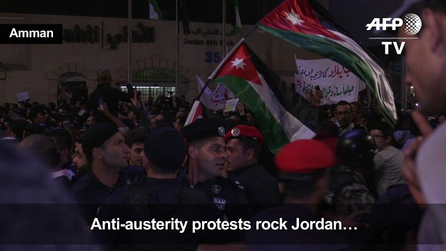 Demonstrations continue in Jordan after PM resignation
