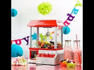 [- Gadgy ® Candy Grabber with mute button | Party Arcade Machine | Traditional Fairground Repli