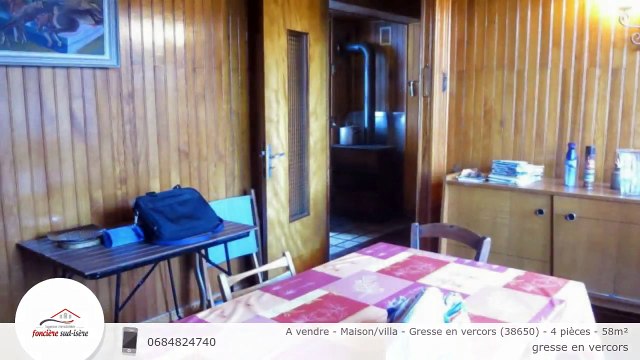 A vendre - Maison/villa - Gresse en vercors (38650) - 4 pièces - 58m²