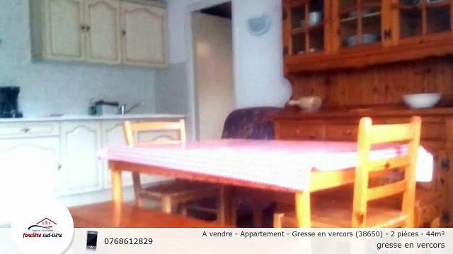 A vendre - Appartement - Gresse en vercors (38650) - 2 pièces - 44m²