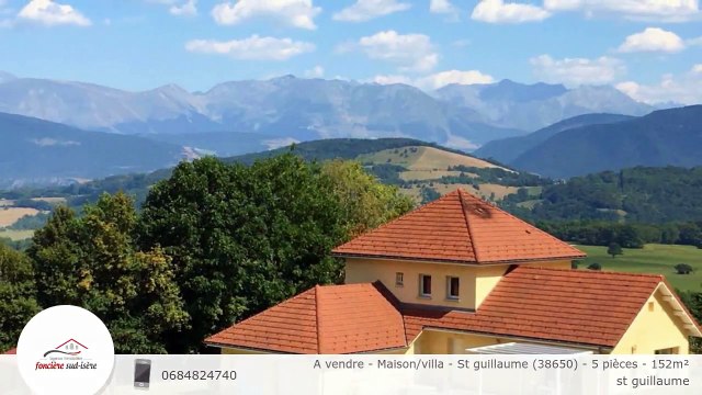 A vendre - Maison/villa - St guillaume (38650) - 5 pièces - 152m²