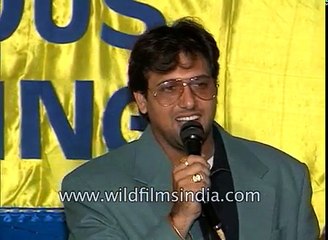 Film actor Govinda sings devotional song