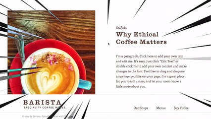 網頁設計（不用寫碼）18：如何設計專屬咖啡廳/餐廳的網站！web design 網站設計-wix 教學/中文|SernHao Tv