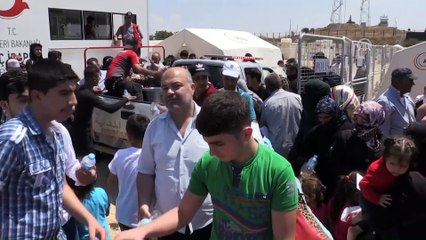 Suriyeliler bayram için ülkelerine gidiyor - KİLİS