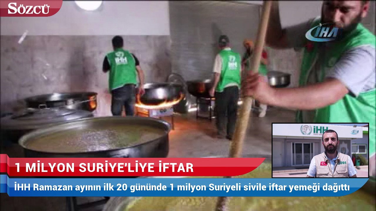 1Milyon Suriye'liye iftar