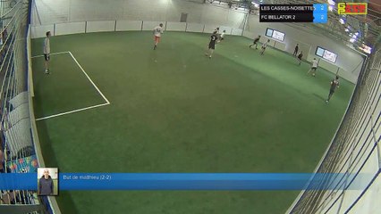But de matthieu (2-2) - LES CASSES-NOISETTES Vs FC BELLATOR 2 - 04/06/18 21:00 - LIGUE 3