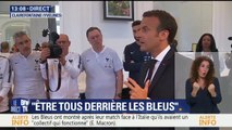 Les trois conseils de Macron aux Bleus 