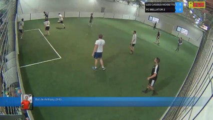But de Anthony (5-6) - LES CASSES-NOISETTES Vs FC BELLATOR 2 - 04/06/18 21:00 - LIGUE 3
