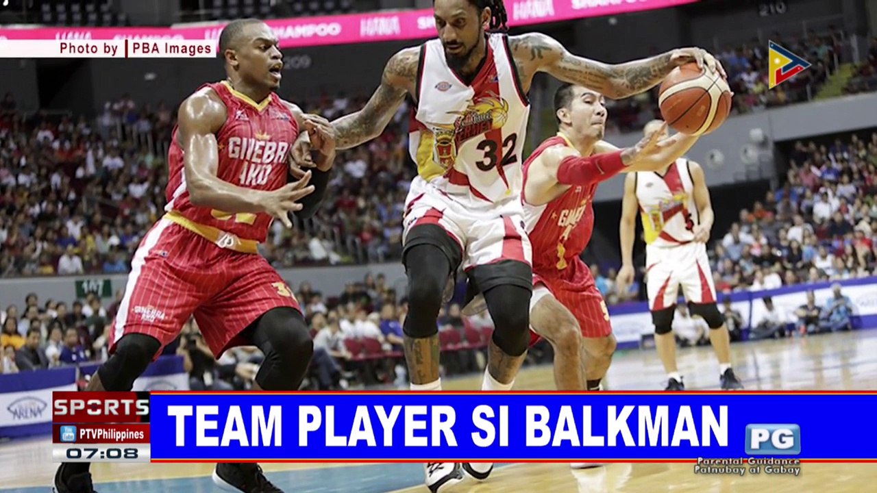 SPORTS BALITA: Team player si Balkman; Isa-isa lang ang SMB