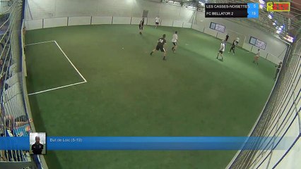 But de Loic (5-19) - LES CASSES-NOISETTES Vs FC BELLATOR 2 - 04/06/18 21:00 - LIGUE 3
