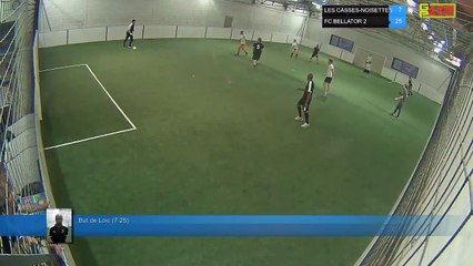 But de Loic (7-25) - LES CASSES-NOISETTES Vs FC BELLATOR 2 - 04/06/18 21:00 - LIGUE 3