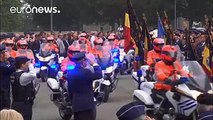 Funérailles poignantes des policières de Liège