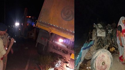 हरदोई: ट्रक और ट्रैक्टर के बीच भीषण टक्कर में 10 लोगों की मौत, कई घायल
