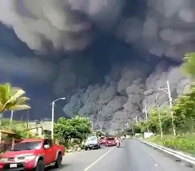 Letusan gunung berapi di Guatemala