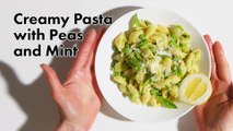 How to Make Creamy Pasta with Peas and Mint