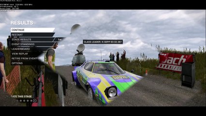 DiRT 4 TV Cam Four Crosses Lake Historic Intercontinental Series Powys Wales Ev2 St4