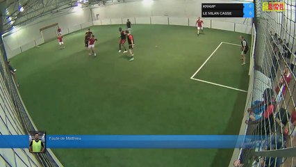 Faute de Matthieu  - KRAMP Vs LE MILAN CASSE - 04/06/18 21:00 - LIGUE 3 - Poitiers Game Parc