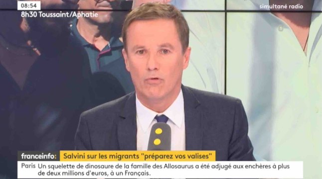 Nicolas Dupont-Aignan : les clandestins doivent faire leurs bagages - ZAPPING ACTU DU 05/06/2018