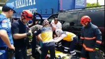 Düzce Tem Otoyolu'nda Trafik Kazası: Minibüs Tıra Arkadan Çarptı
