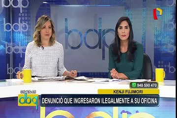 Presidente del Congreso se pronuncia por denuncia de Kenji Fujimori