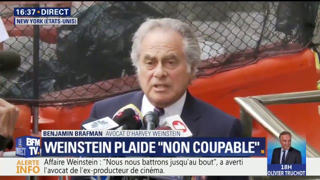 M.Weinstein affirme qu'il n'a jamais eu de relations non consenties (...) il estime être accusé à tort , affirme l'avocat du producteur