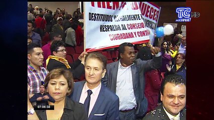 Cesados Jalkh y vocales del Consejo de la Judicatura