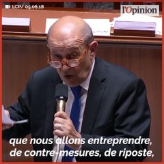 Taxes américaines sur l’acier et l’aluminium: Le Drian annonce «une riposte ferme»