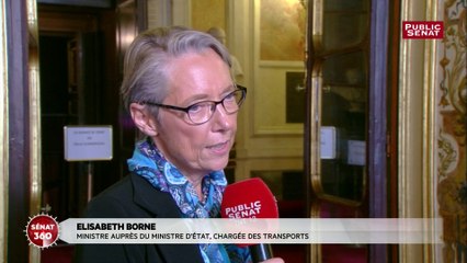 Elisabeth Borne se  réjouit du vote de la réforme ferroviaire au Sénat