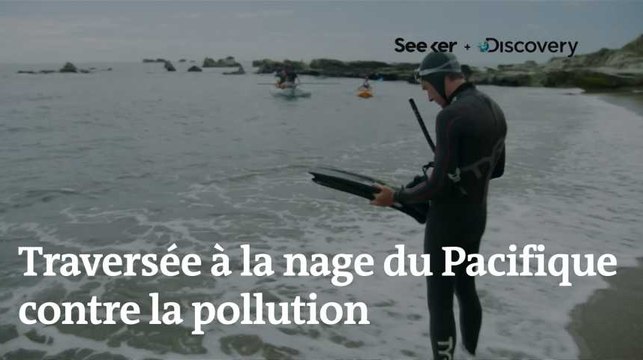 Pollution des mers : un Français va nager pendant six mois pour traverser le Pacifique