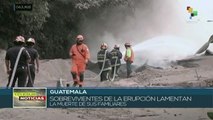 Lava dificulta tareas de rescate tras erupción de volcán en Guatemala