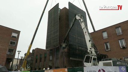 Cergy : démolition de la tour de l’Observatoire