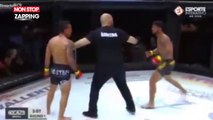 MMA : Deux combattants s’entretuent malgré l’interruption de l’arbitre (Vidéo)