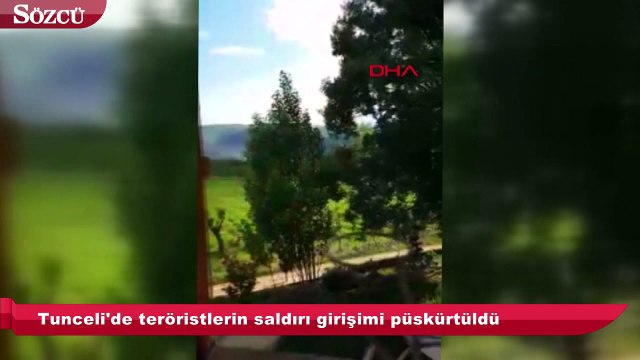 Tunceli'de teröristlerin saldırı girişimi püskürtüldü