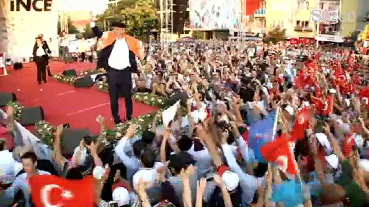 Muharrem İnce Aydın'da miting sonrası Zeybek oynadı