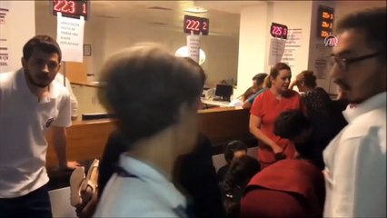 Denizli'de hastanede tatbikat