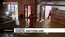 Tempestades de granizo no leste da Suíça