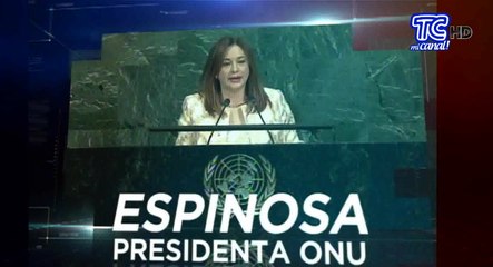 María Fernanda Espinosa elegida como presidenta de la ONU