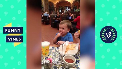 TRY NOT TO LAUGH - Kids Reacts To Sour Compilation _ Funny Baby Videos June 2018