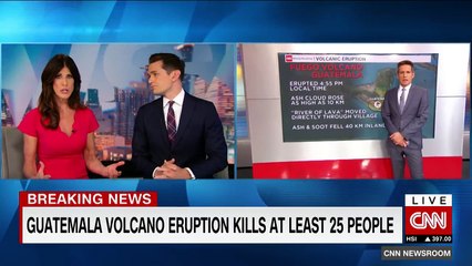 Dozens dead after Guatemala volcano erupts