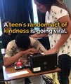 This teen's random act of kindness really pulled at my heartstrings Feel free to pass this on ❤️