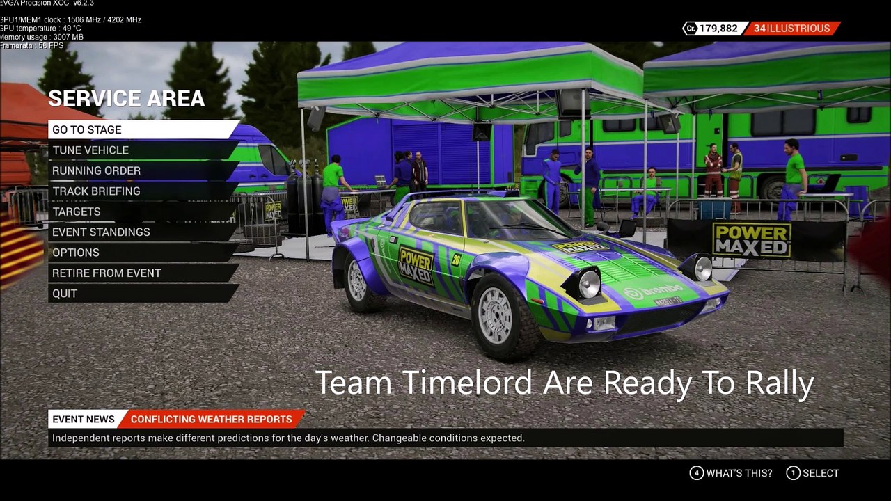 DiRT 4 TV cam Staylittle Wind Farm Historic Intercontinental Series Powys Wales Ev2 St5