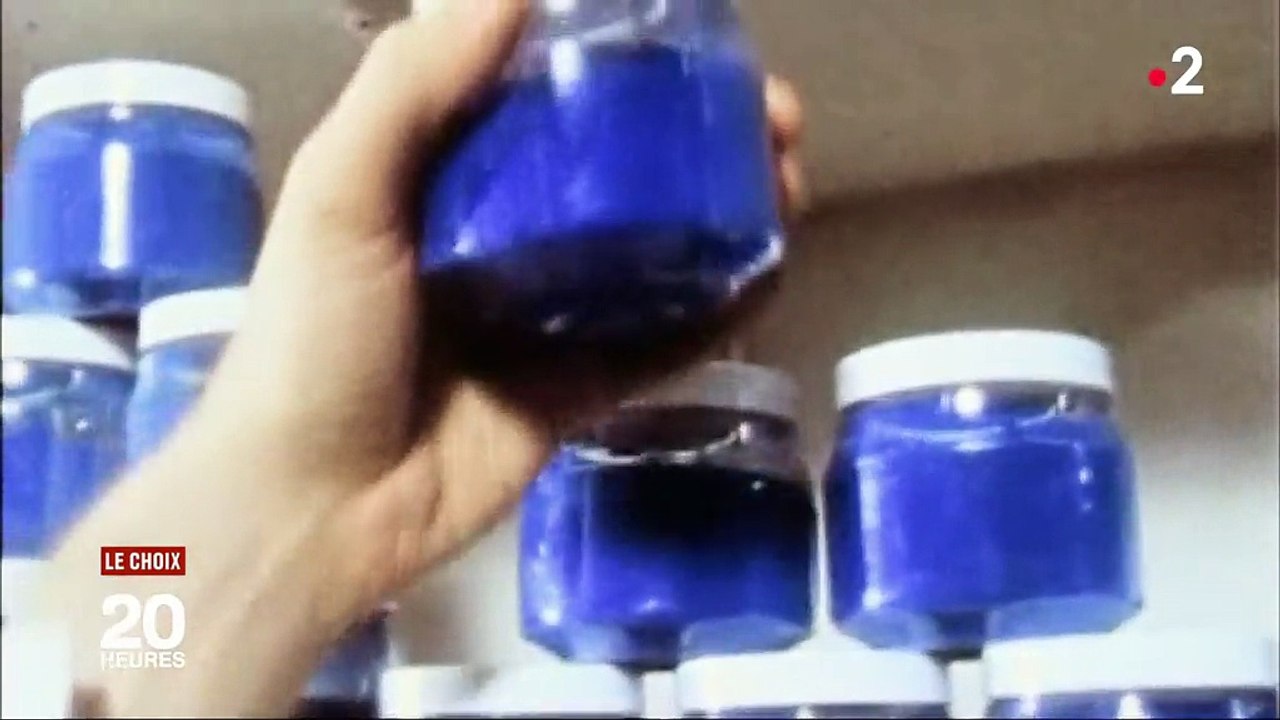 Le choix du 20 heures : le bleu Klein