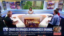 Crues ou orages: 29 départements placés en vigilances orange