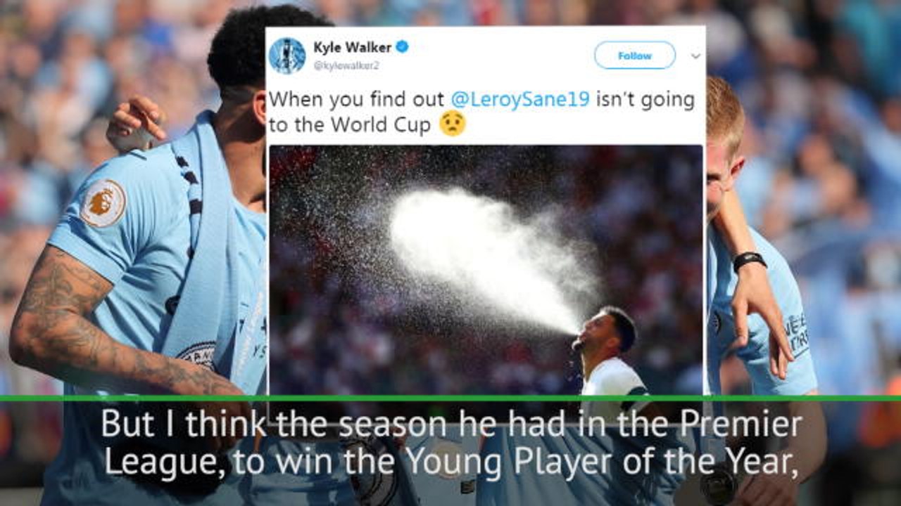 Sane deserved a place at the World Cup - Walker