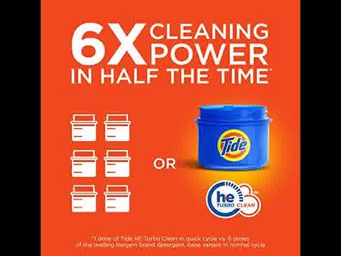 [- Tide High Efficiency Liquid Laundry Detergent, Original Scent, 50 fl oz (32 Loads) -]