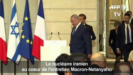 Le nucléaire iranien au coeur de l'entretien Macron-Netanyahu