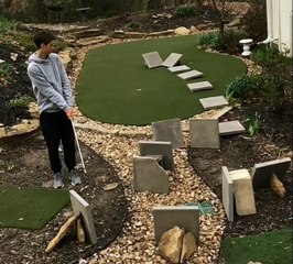 Golf Slab Shot Hole in One