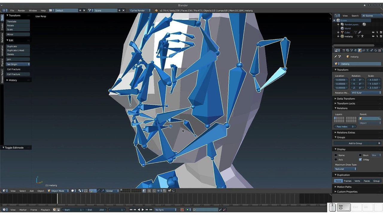 Blender: Esculpiendo un cuerpo femenino 2