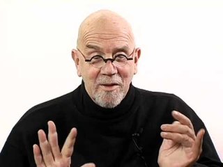 Chuck Close Photographs Brad Pitt